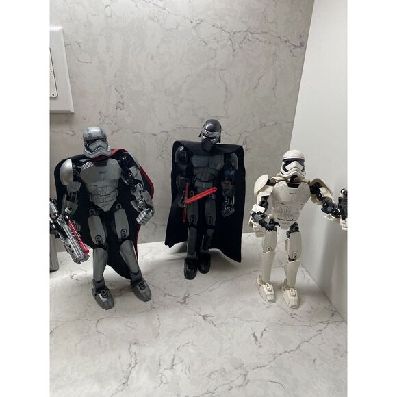 Lego Star Wars Stormtrooper Captain Phasma Kylo Ren Lot of 3 - Picture 2 of 10